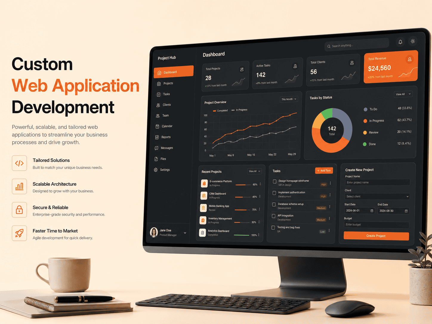 Custom Web Application Development digitallyscaled