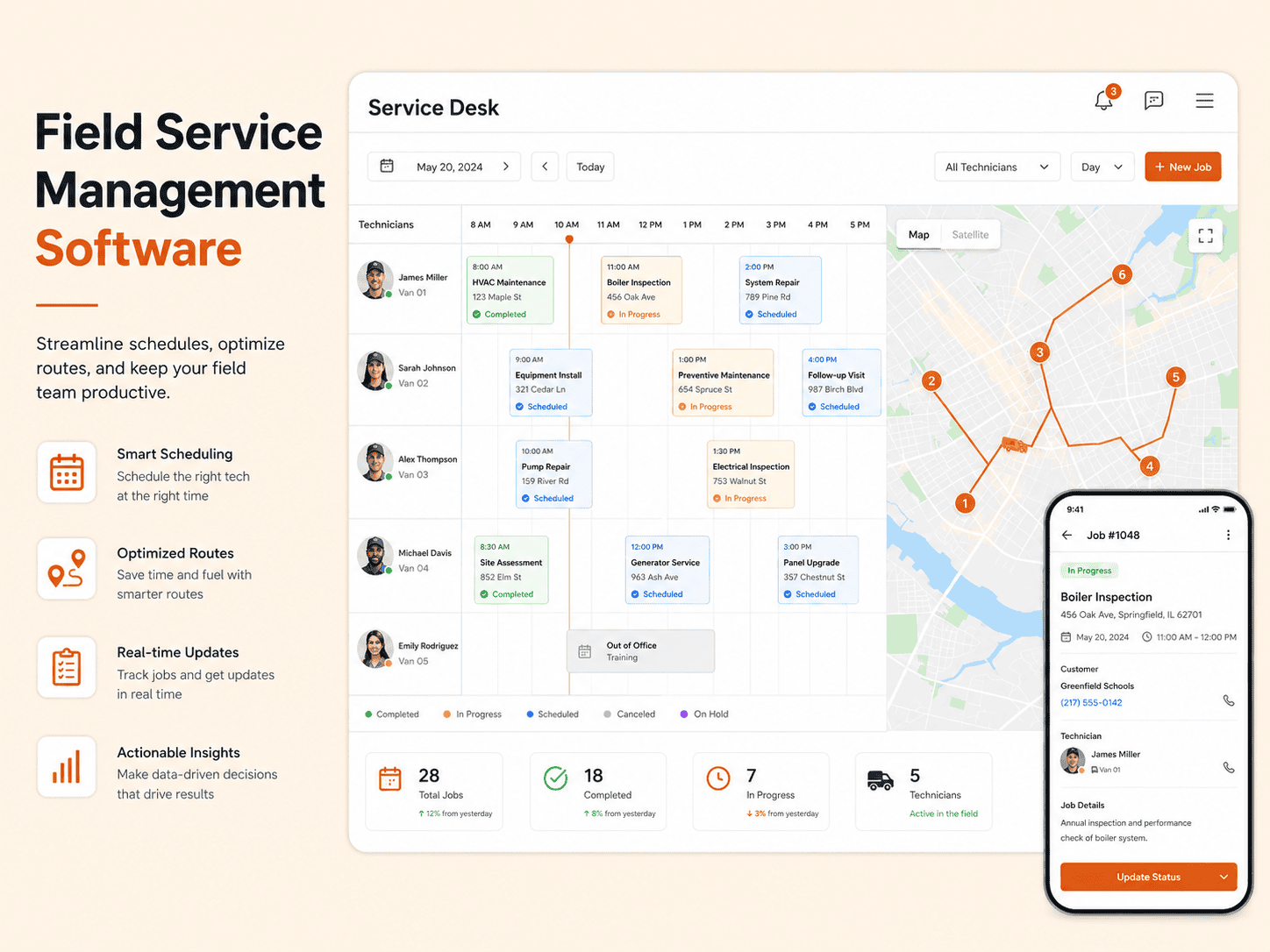 Field Service Management Software digitallyscaled